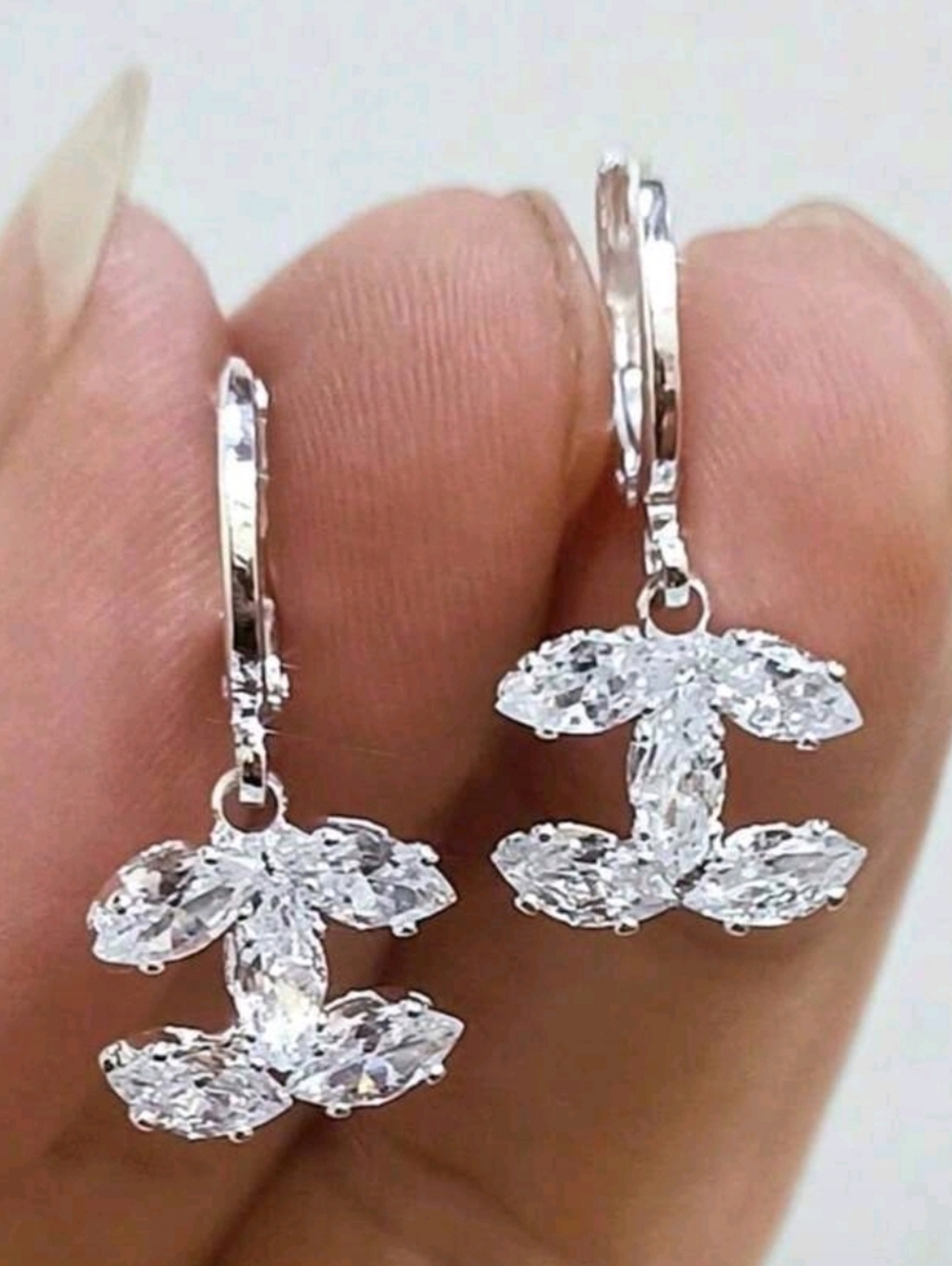 Chanel Style Earrings - Picture 5 of 5